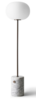 JWDA floor white marble vloerlamp Audo