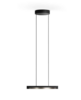 Inlay S2 disc black/gold hanglamp Light Point
