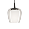 Bilia nude &Oslash; 18&nbsp;cm 230V Pendant Black hanglamp Zafferano 