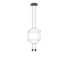 Wireflow 0312 hanglamp Vibia 