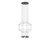Wireflow 0302 hanglamp Vibia 