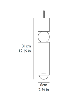 Fulcrum Light hanglamp Lee Broom