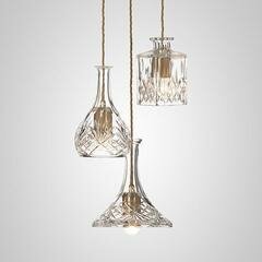 Decanterlight Chandelier 3 piece hanglamp Lee Broom 