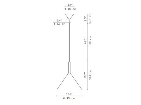 Funnel hanglamp Vertigo Bird 