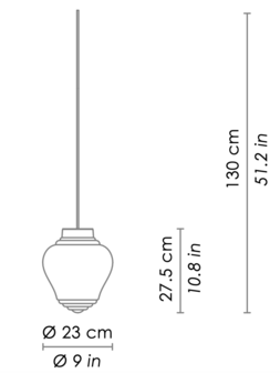 Clyde hanglamp Zafferano 