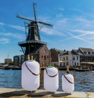 The.lampion S Bluetooth Speaker Lamp &amp; Wijnkoeler Nikki Amsterdam