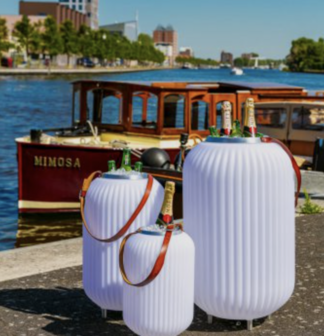 The.lampion S Bluetooth Speaker Lamp &amp; Wijnkoeler Nikki Amsterdam