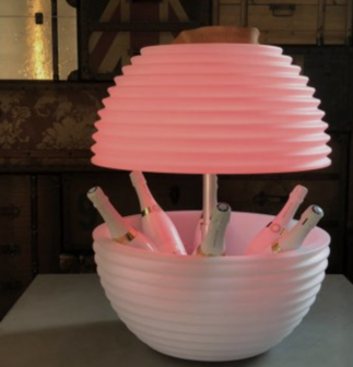 The.Bowl Bluetooth Speaker Lamp &amp; Wijnkoeler Nikki Amsterdam