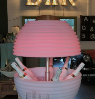 The.Bowl Bluetooth Speaker Lamp &amp; Wijnkoeler Nikki Amsterdam