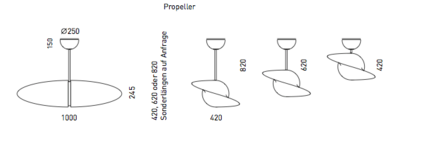 Propeller ventilator Serien Lighting 