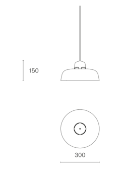 Dalston w162 s1 small hanglamp W&auml;stberg - Outlet