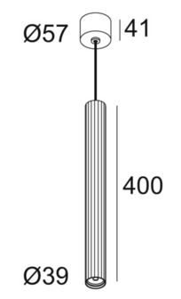 Hedra 391c pendel hanglamp Deltalight