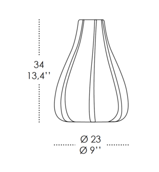 Luce Liquida tafellamp Zafferano 