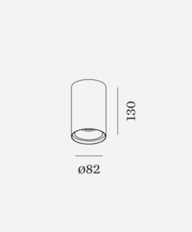 Solid petit 2.0 led opbouwspot Wever &amp; Ducre 