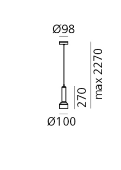 Stablight B suspension hanglamp Artemide