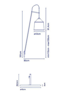 Jaima P207 led outdoor vloerlamp Marset