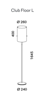 Club L led vloerlamp Serien Lighting 