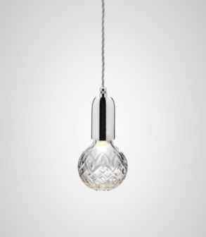 Clear Crystal Bulb &amp; Pendant hanglamp Lee Broom 