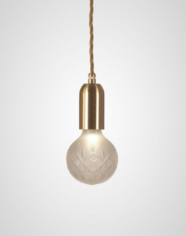 Frosted Crystal Bulb &amp; Pendant hanglamp Lee Broom 