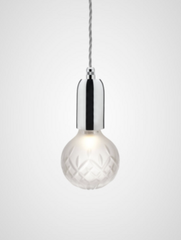 Frosted Crystal Bulb &amp; Pendant hanglamp Lee Broom 