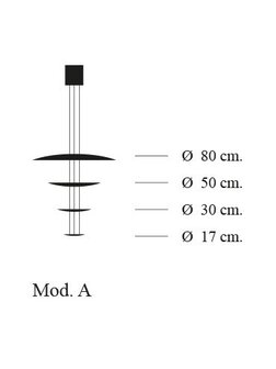 Macchina Della luce mod A hanglamp Catellani&amp;Smith