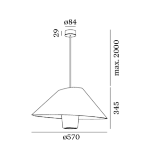 Rever 1.0 smokey grey  hanglamp Wever &amp; Ducre - sale 