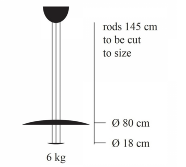 Macchina Della luce mod B hanglamp Catellani&amp;Smith