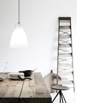 Caravaggio P1 opal - hanglamp - Fritz Hansen 