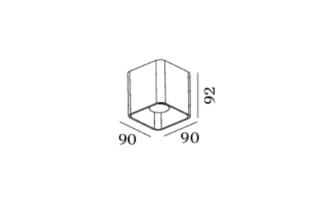 Docus 1.0 gu10 opbouwspot Wever &amp; Ducre 