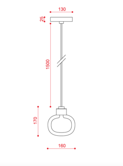 552.22 Nabila hanglamp Tooy