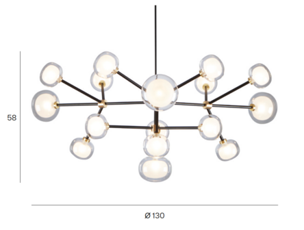 552.16 Chandelier Nabila hanglamp Tooy