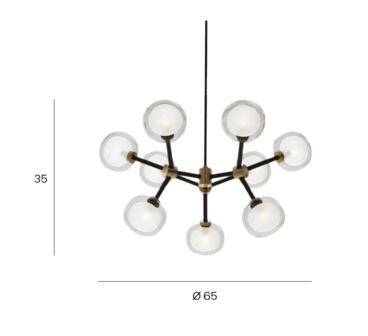 552.19 Chandelier Nabila hanglamp Tooy