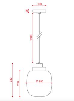 557.22 Legier hanglamp Tooy