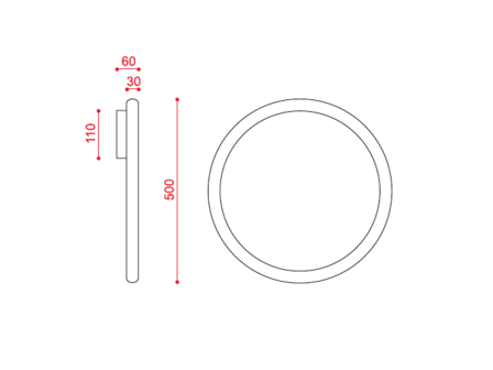 512.71 Bilancella wall/ceiling plafondlamp Tooy