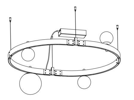 Stant SE264 &Oslash;103 cm&nbsp;hanglamp Karman Italia 