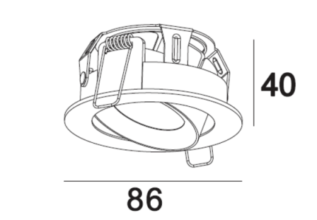 Lotus inbouwspot Mvlights