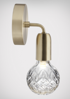 Clear Crystal bulb wandlamp Lee Broom 