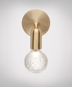Frosted Crystal bulb wandlamp Lee Broom 