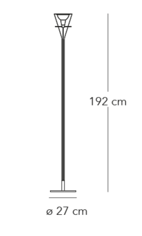 Fl&ucirc;te medium vloerlamp FontanaArte