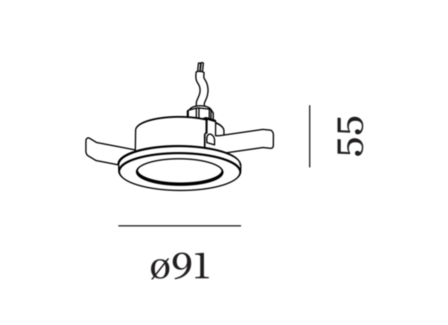 Intra 1.0 opal led outdoor inbouwspot Wever &amp; Ducre 