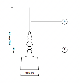 Alibabig SE616 outdoor hanglamp Karman Italia 