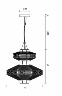 Ma Rock t gr hanglamp Parachilna