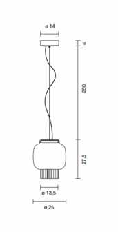 Manila t pe hanglamp Parachilna