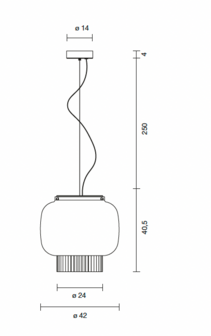 Manila t gr hanglamp Parachilna