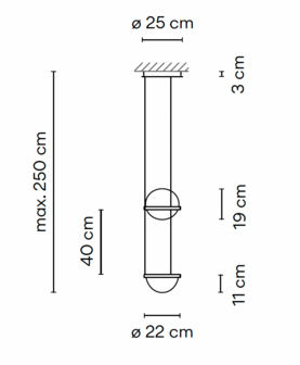 Palma 3724 hanglamp Vibia 