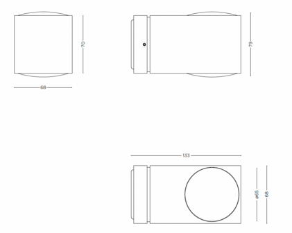 Como up and down outdoor wandlamp IP44.de