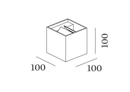 Box 2.0 led outdoor wandlamp Wever &amp; Ducre 