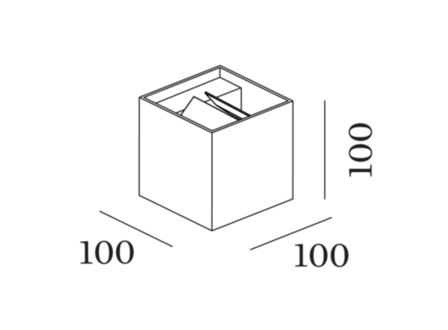 Box 1.0 led outdoor wandlamp Wever &amp; Ducre 