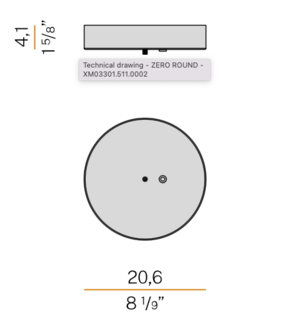 Zero Ellipse hanglamp Panzeri