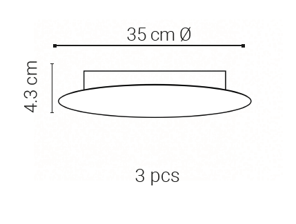 Vapour Chandelier 3 hanglamp Hollands Licht